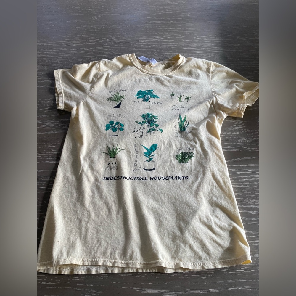 Project Social T Yellow Botanical Graphic Tee